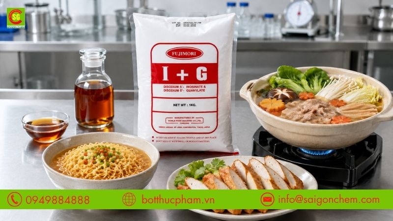 Ứng dụng IG Fujimori trong từng nhóm thực phẩm.